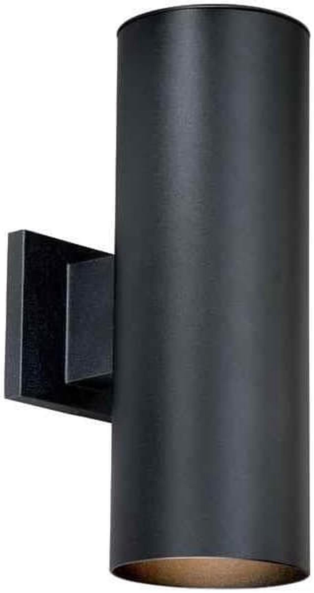 Alt view image 3 of 12 - Vaxcel Chiasso 5" Outdoor Wall Light Textured Black - CO-OWB052TB