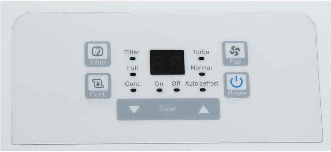Alt view image 4 of 6 - SPT SD-52PE Energy-Star Dehumidifier with Built-In Pump, 50-Pint