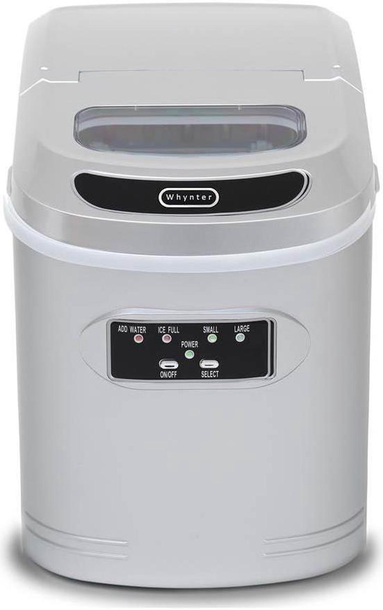 Alt view image 8 of 20 - Whynter IMC-270MS Compact Portable Ice Maker 27 lb capacity - Metallic Silver