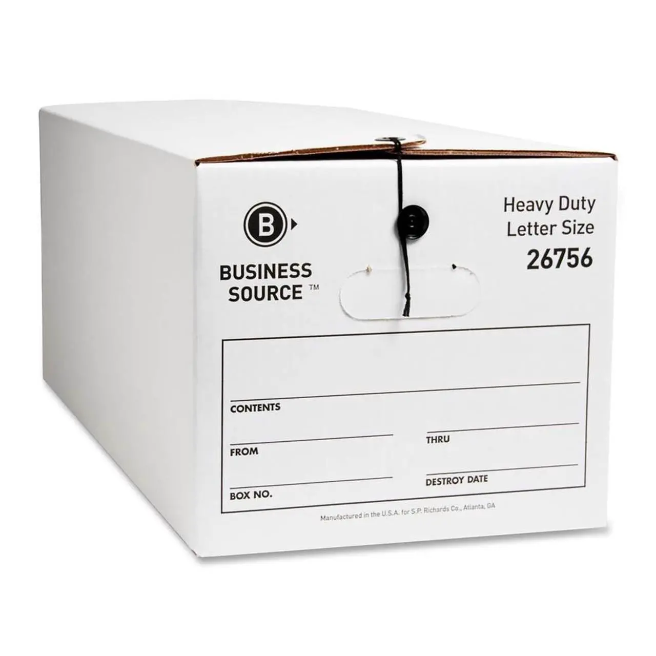 Alt view image 2 of 6 - Business Source Med. Duty Storage Box Ltr 700 lb. 12"x24"x10" 12/CT WE 26756