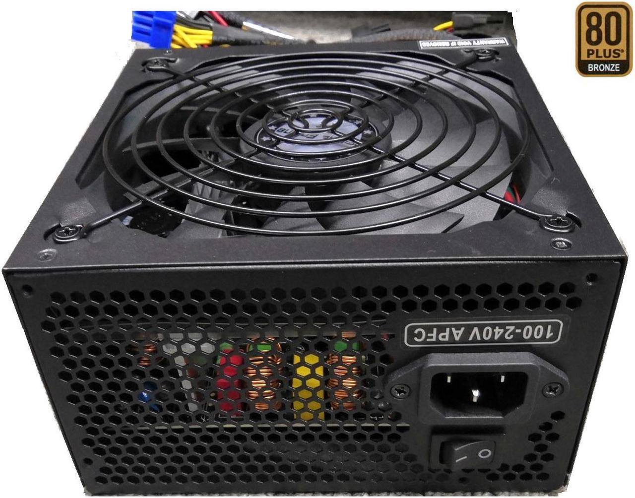 Main image of TOPOWER TOP-600D 600W EPS12V / ATX12V SLI Ready CrossFire Ready 80 PLUS BRONZE Certified Active PFC Power Supply