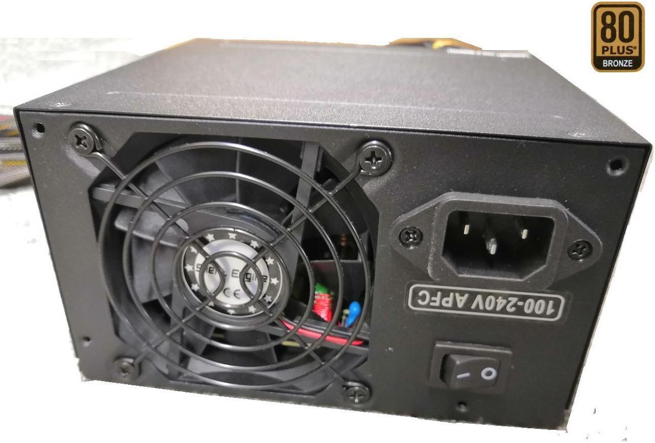 Main image of TOPOWER TOP-400W 400W ATX12V / EPS12V 80 PLUS BRONZE Certified Active PFC Power Supply With 80mm Fan