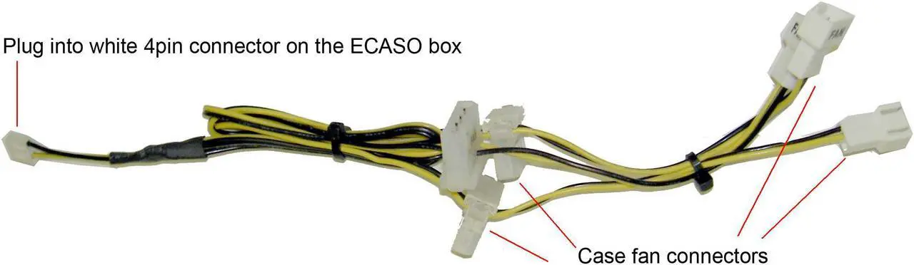 Alt view image 5 of 7 - TOPOWER ECASO (Enhance Cooling After System Off) Box Fan Controller, Reduces Case Fan, VGA Fan and CPU Fan Noise, Extends Lifetime of Computer System.