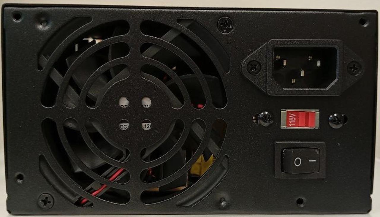 Alt view image 2 of 4 - TOPOWER TOP-350PS3, 350W Micro PS3 ATX12V Black Power Supply With AUX 6 Pin and -5V, 5.9"(W)x3.94"(L)x3.35"(H)