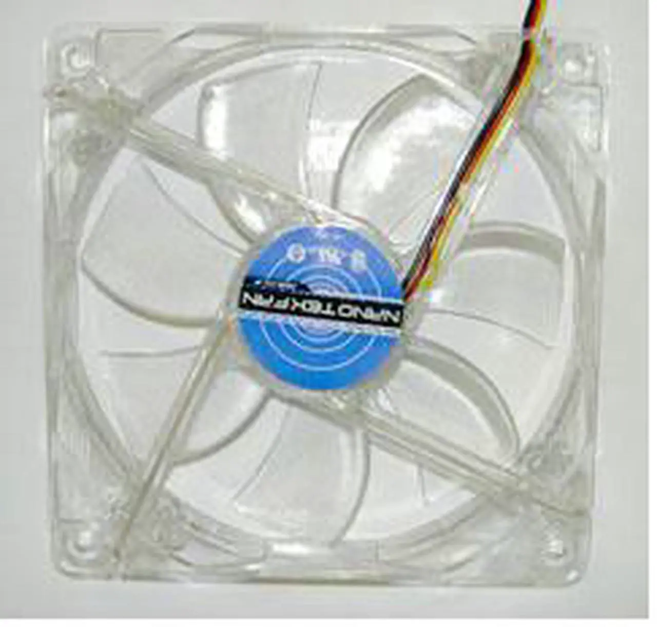 Alt view image 2 of 6 - TOPOWER 120mm Nanotek Case Fan with Blue LED, Ultra Silent, Washable and Waterproof IP 5/6