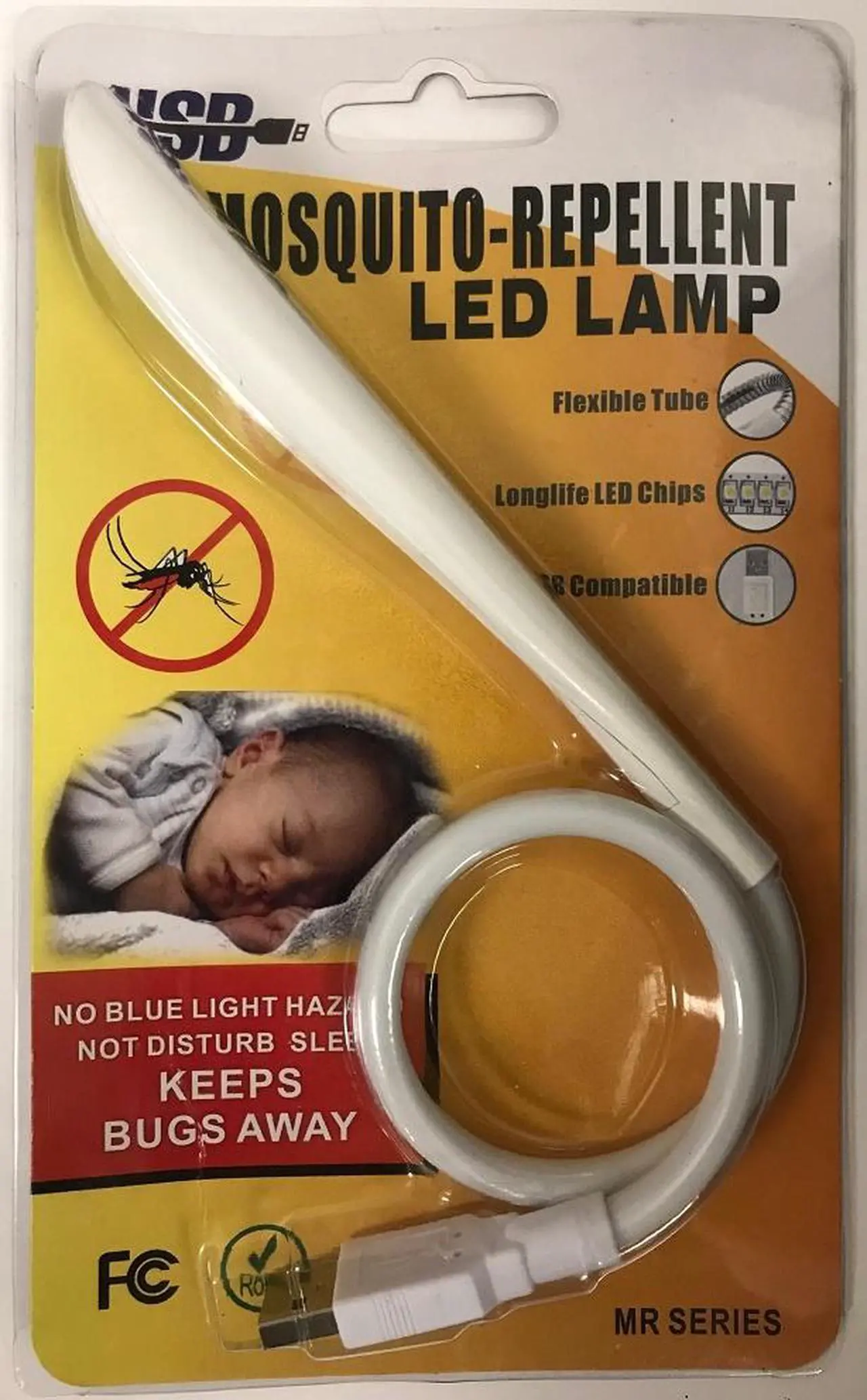 Alt view image 4 of 5 - EPOWER MR-I7C Mosquito Repellent USB LED Night Lamp, Repels Mosquito, Moth, Termite, Bug Etc., Idea For Household, Bedroom, Camping, Garden, Picnic