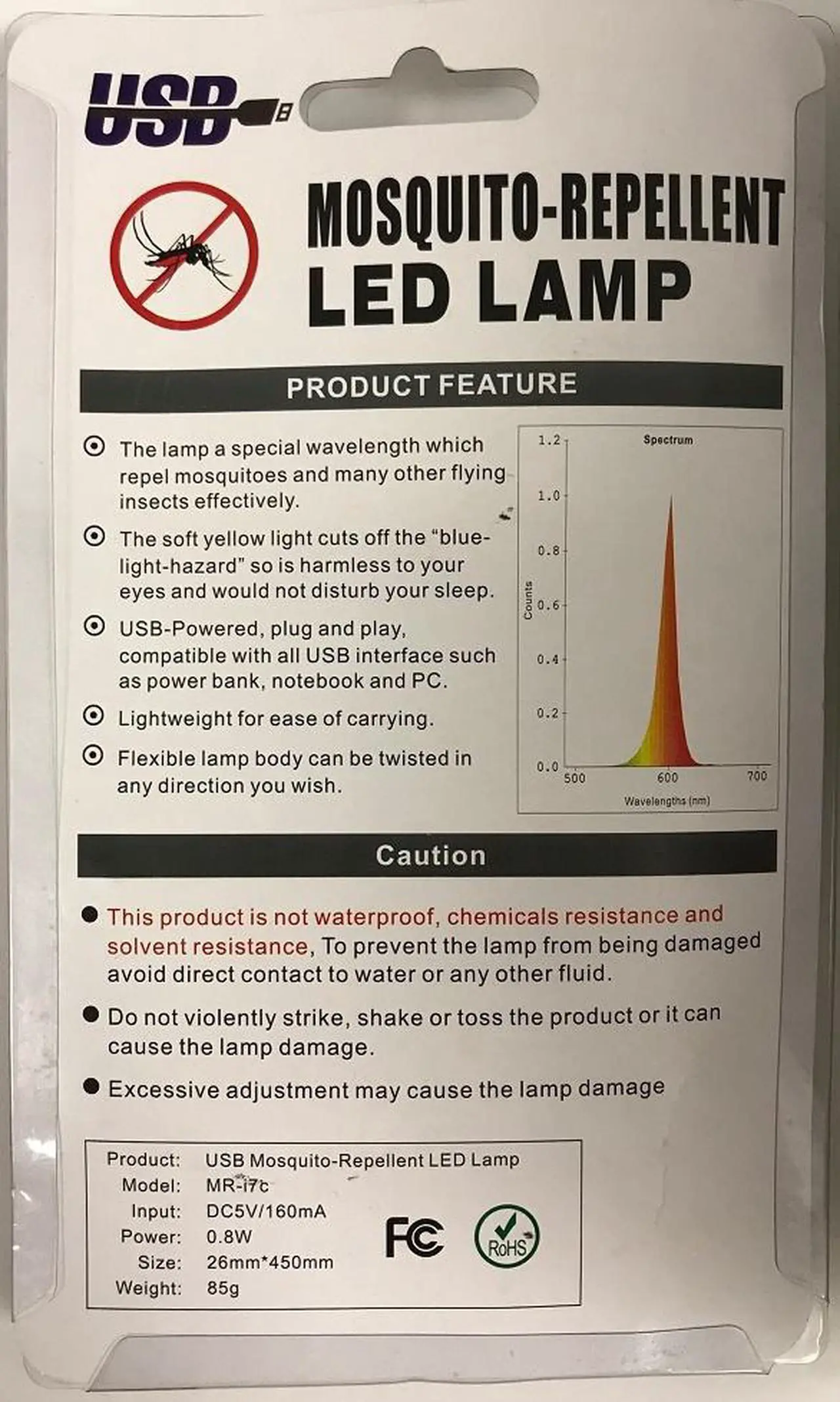 Alt view image 5 of 5 - EPOWER MR-I7C Mosquito Repellent USB LED Night Lamp, Repels Mosquito, Moth, Termite, Bug Etc., Idea For Household, Bedroom, Camping, Garden, Picnic