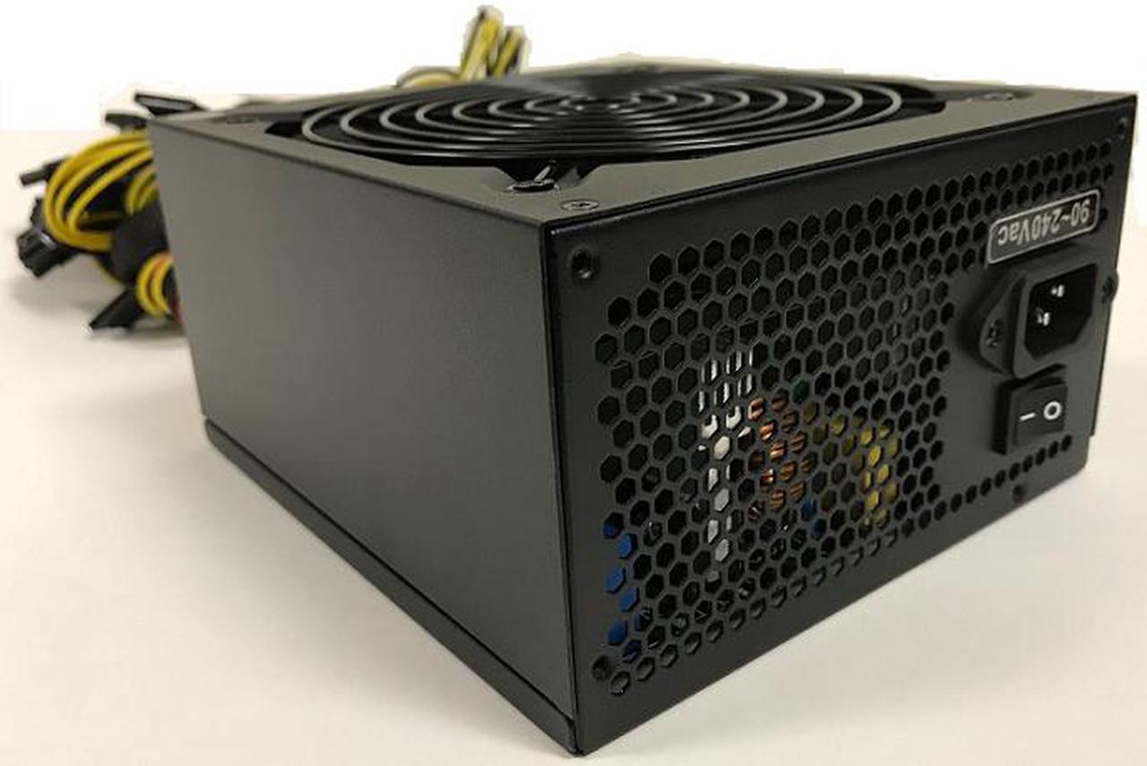 Alt view image 2 of 5 - TOPOWER TOP-1300W EPS12V/ATX12V HIGH EFFICIENCY POWER SUPPLY, SLI/CROSSFIRE READY FOR GAMING MINING AND SERVER, ACTIVE PFC, AC INPUT 100 -240V