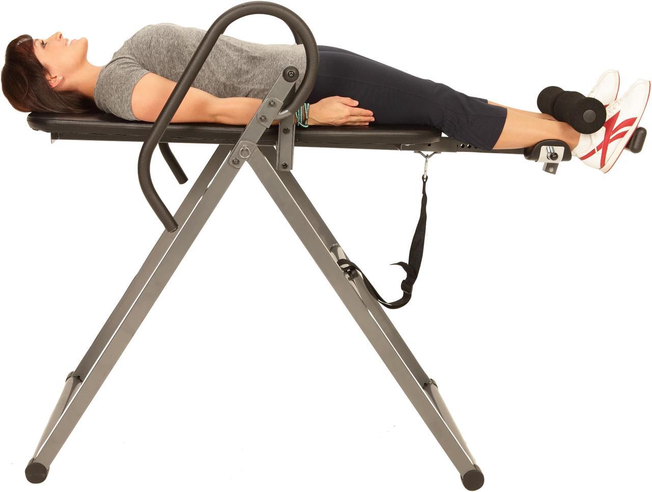 Alt view image 3 of 7 - Paradigm Health and Wellness 5502 Ironman LX 300 Inversion Table