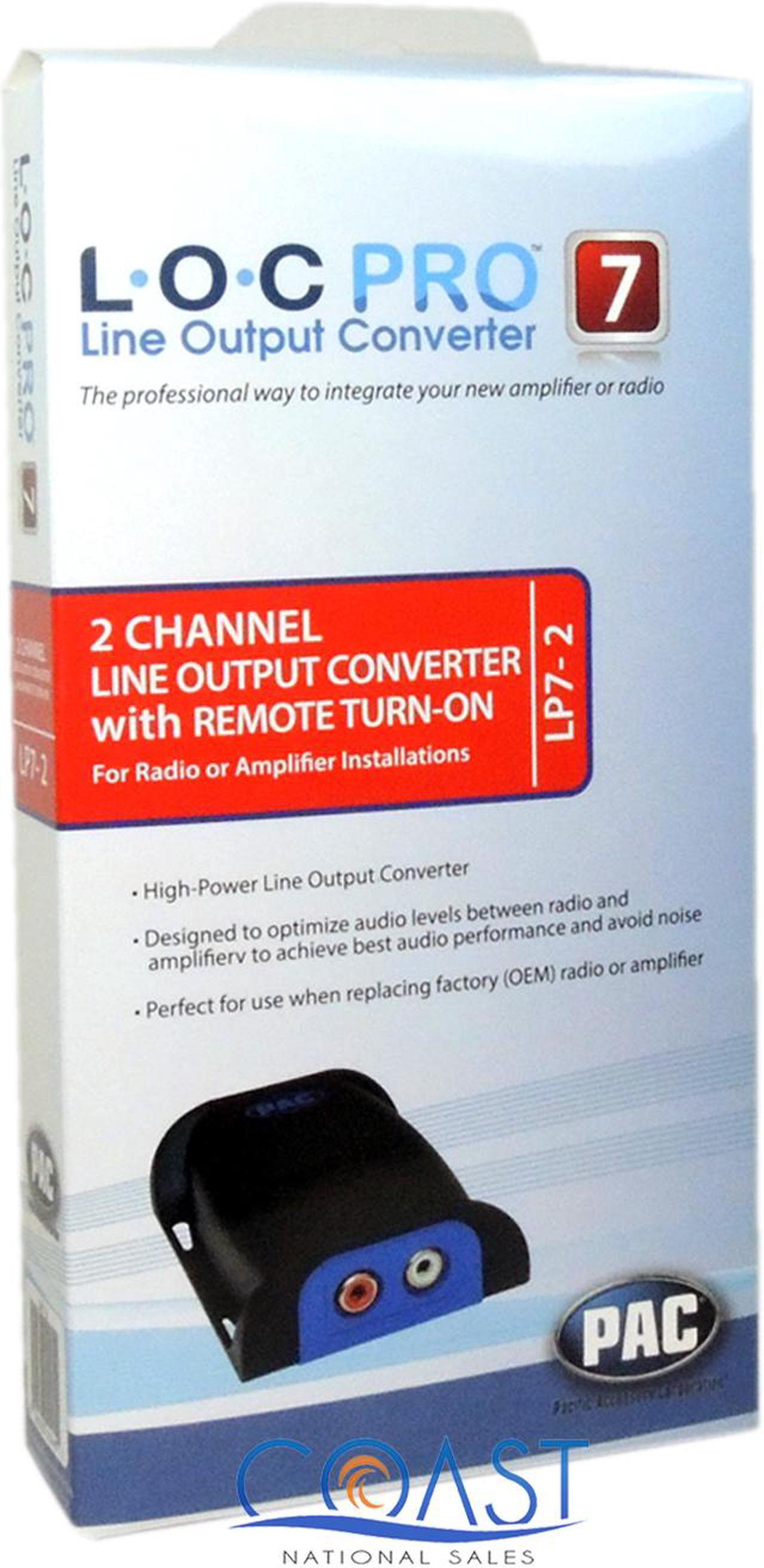 Alt view image 5 of 17 - PAC LP7-2 Universal 2-Channel Line Output Converter with Remote Turn-On Circuit