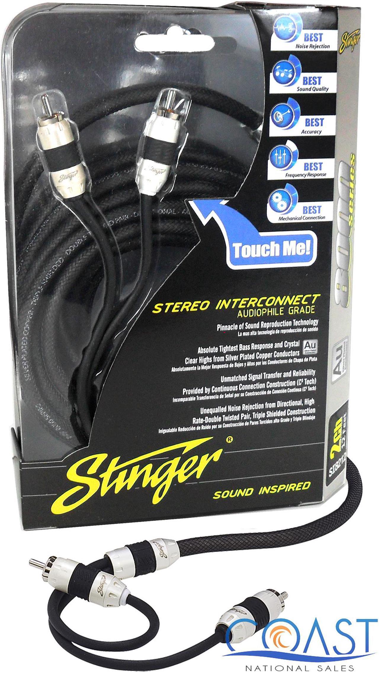Alt view image 2 of 6 - STINGER SI8212 CAR STEREO AUDIOPHILE 8000 SERIES 12 FOOT RCA AMPLIFIER CABLE