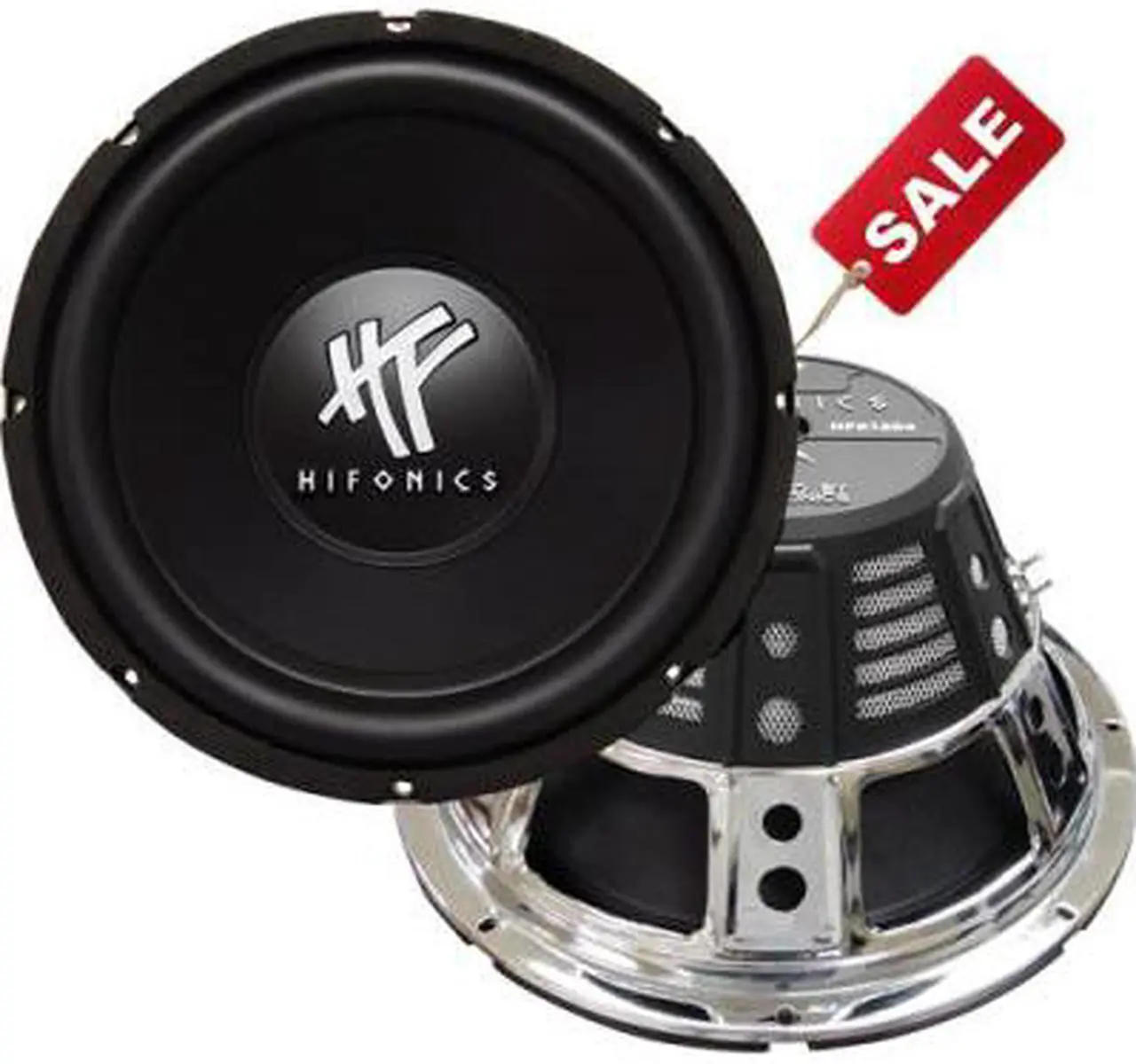 Alt view image 4 of 9 - HIFONICS HFX12D4 12" 800 Watt 4 Ohm DVC Car Audio Subwoofer Power Bass