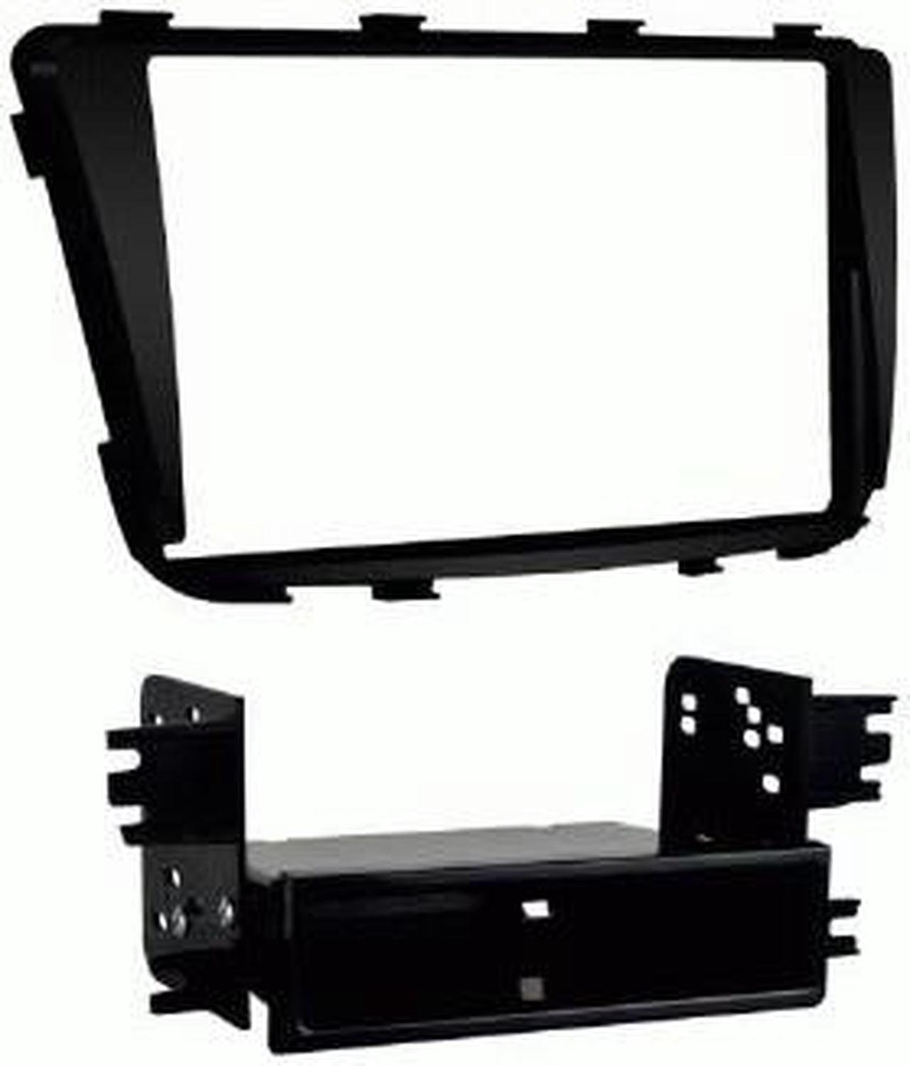 Alt view image 5 of 12 - Metra 99-7347B Black Single/Double DIN Stereo Dash Kit for 12-up Hyundai Accent