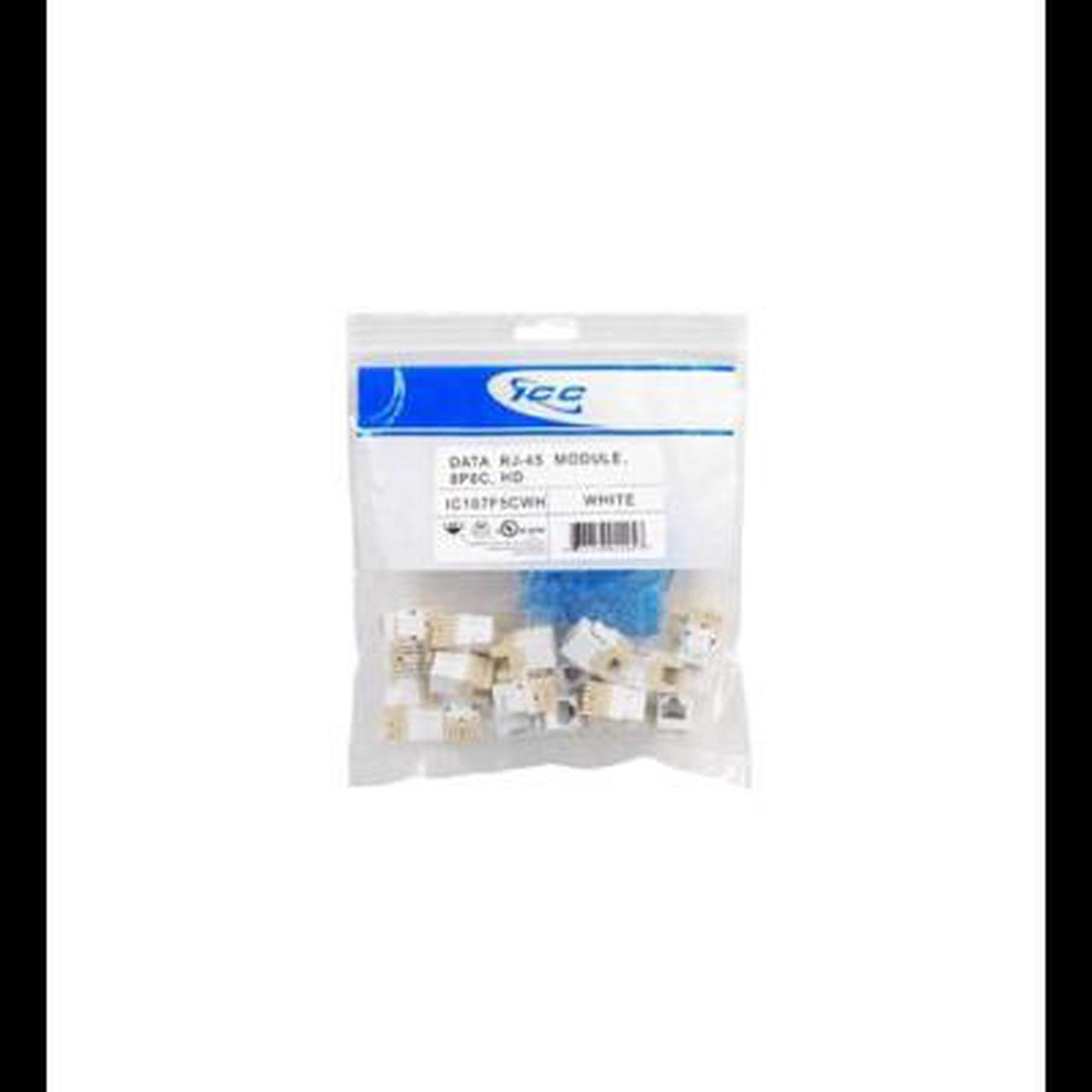 Main image of ICC Cat 5e 3/4 in. Nonmetallic Module Jack