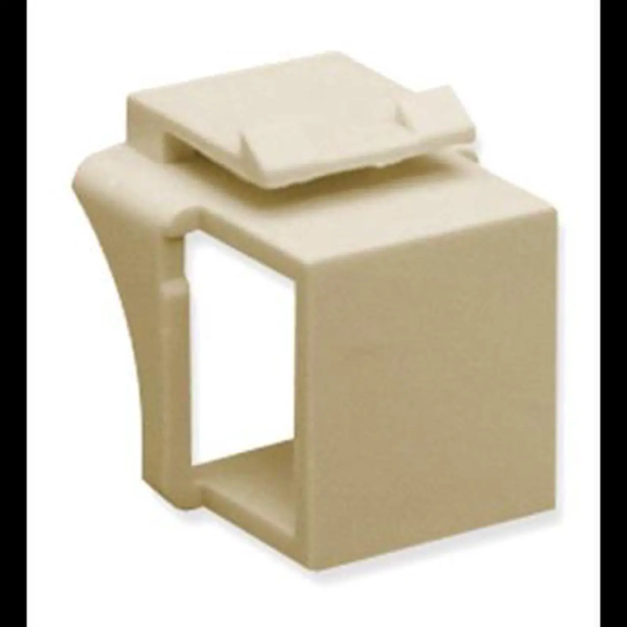 Main image of ICC IC107BN0IV Blank Modular Fill-In Jack Insert; ABS, Ivory, 10/Pack