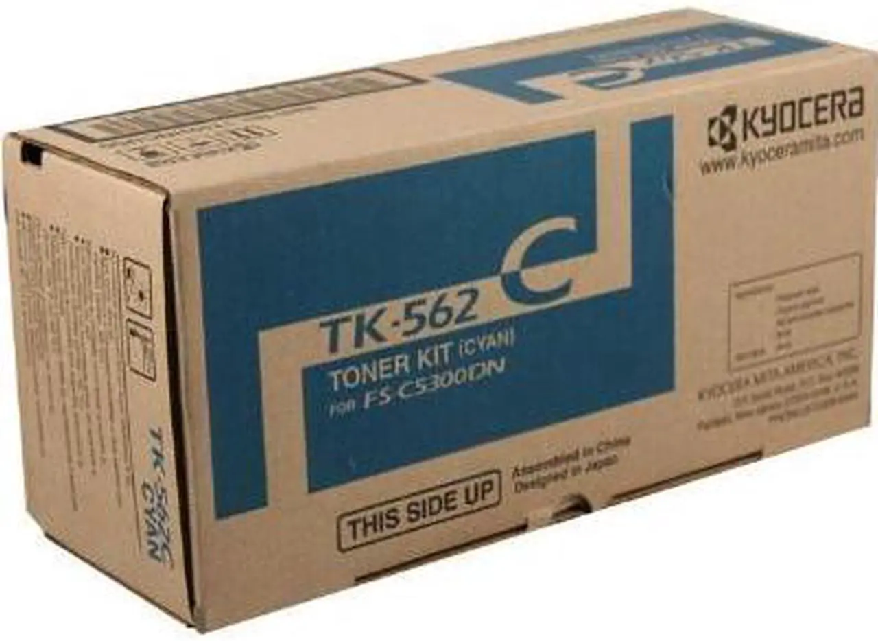 Alt view image 2 of 17 - Kyocera Mita TK562C Toner Cartridge