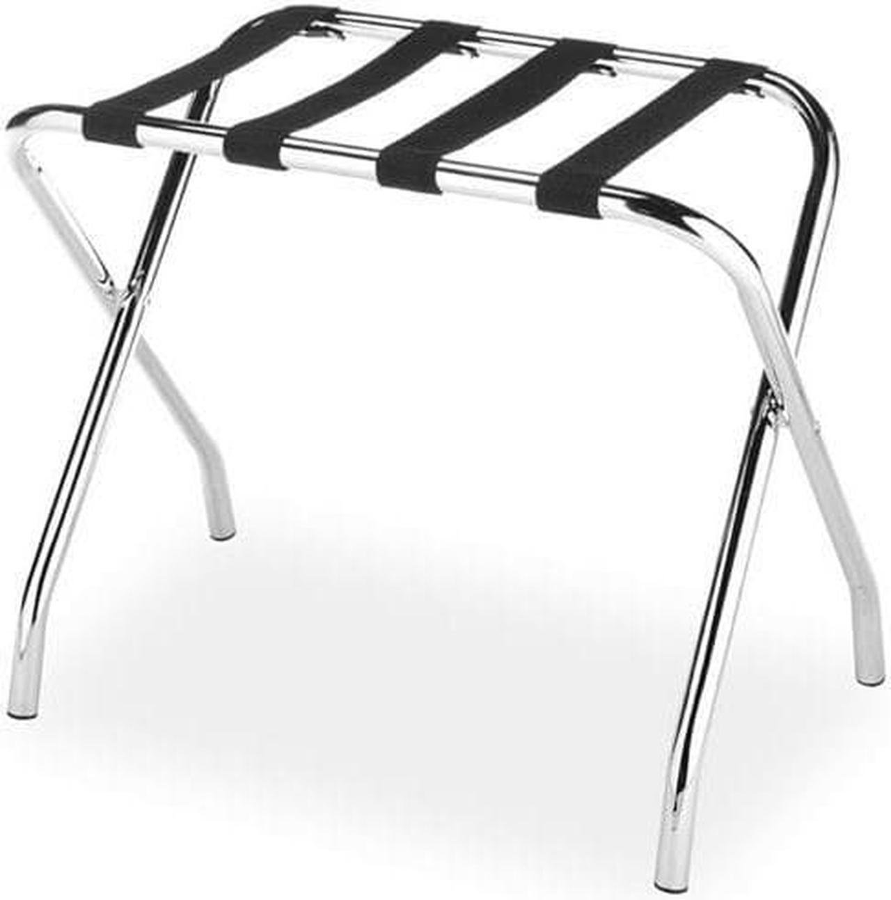 Alt view image 3 of 10 - Whitmor 6060-430 Chrome Luggage Rack