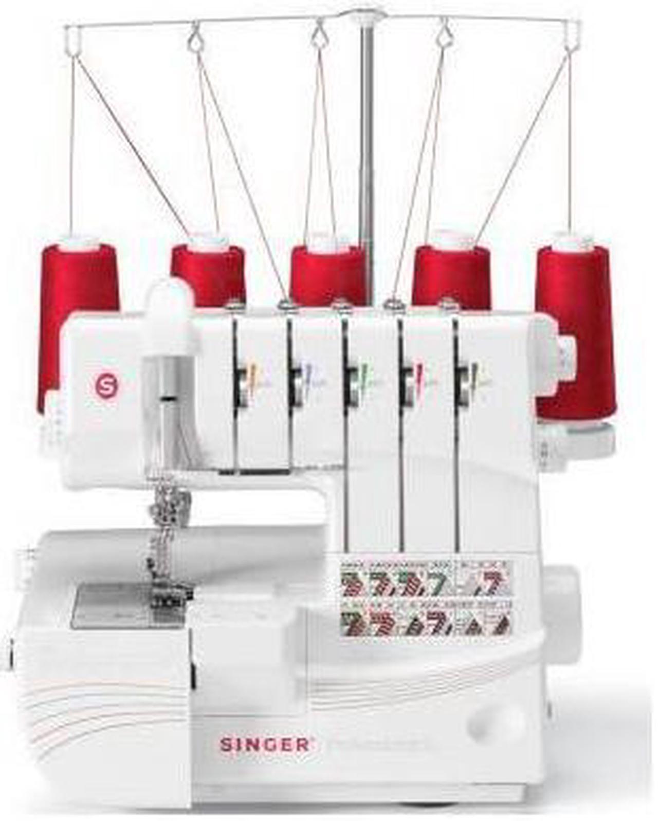 Alt view image 2 of 13 - Singer Professional 5 Serger 14T968DC Electric Sewing Machine - Portable