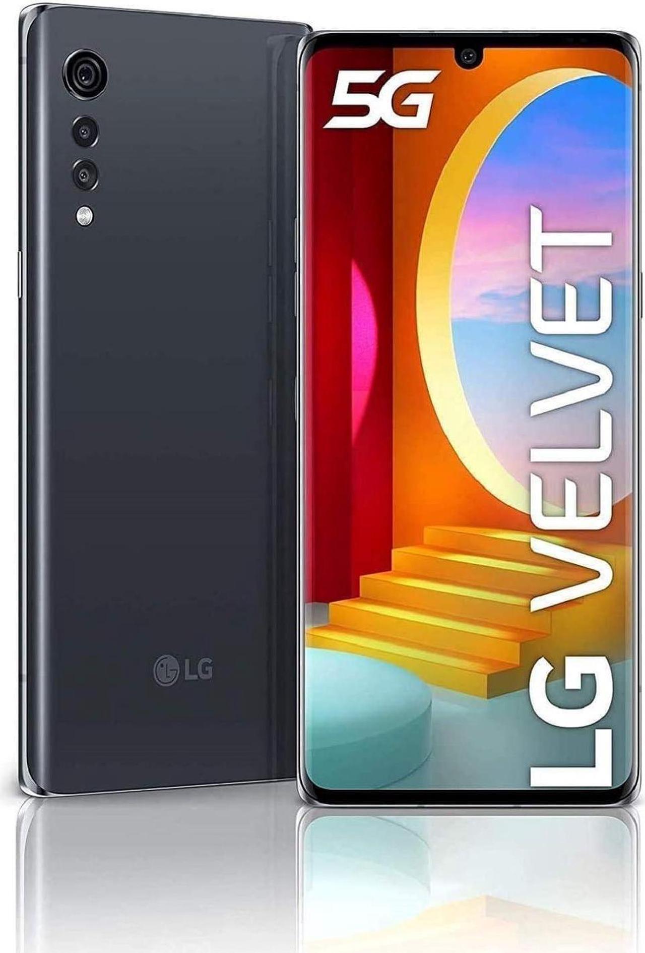 Alt view image 2 of 4 - LG Velvet 5G 128GB 6.8" 48MP AT&T + GSM UNLOCKED Aurora Gray Smartphone Brand New