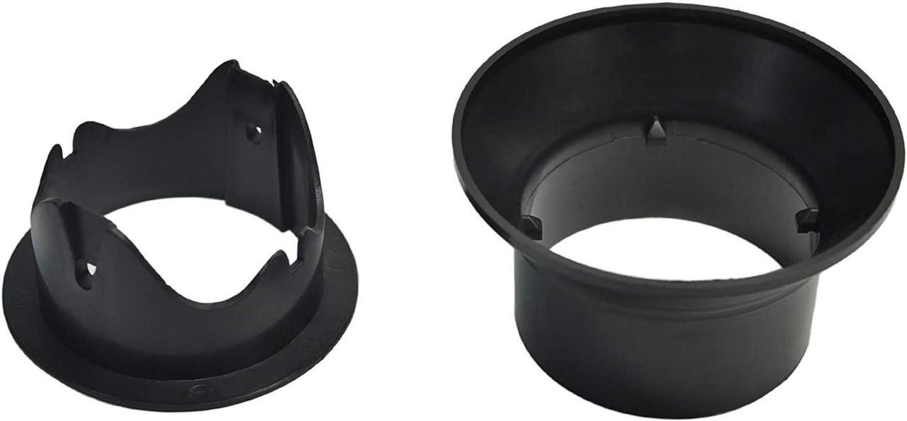 Main image of Myard Gutter Downspout Adapter/Connector Fits 3" (Schedule 40) PVC Rain Water Drain down Pipe Tubing (3", Black)