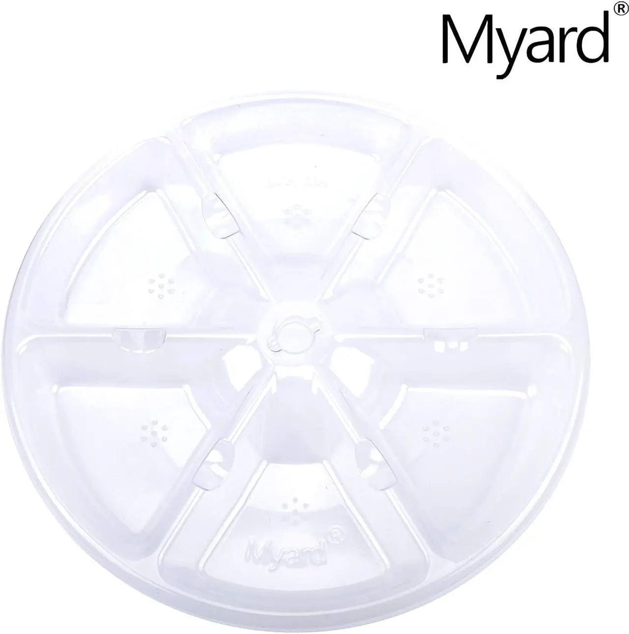 Alt view image 2 of 7 - Myard 18 Inches Universal Bird Seed Catcher Hoop Platform Tray Fits up to 1 Inch Diameter Feeder Pole