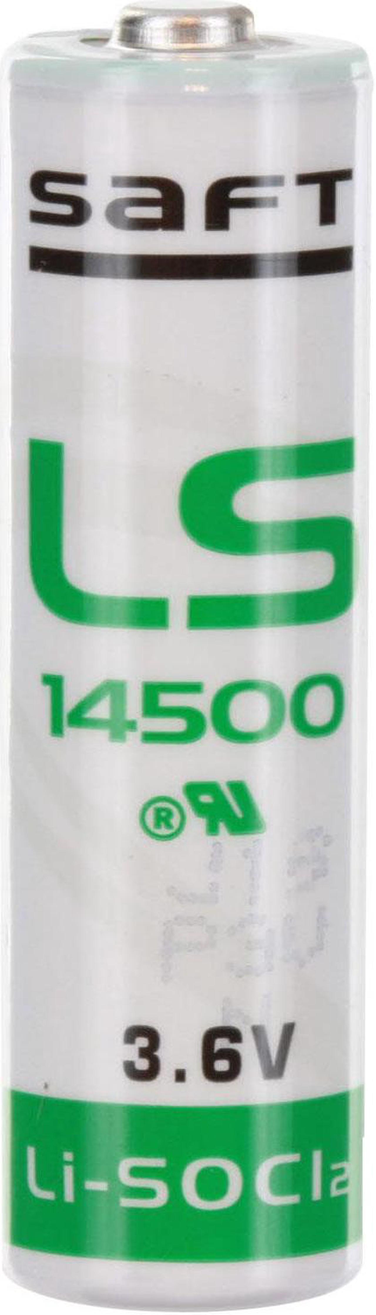 Alt view image 3 of 3 - SAFT LS14500 AA Battery 3.6V 2600mAh Lithium replaces Maxell Tadiran and more