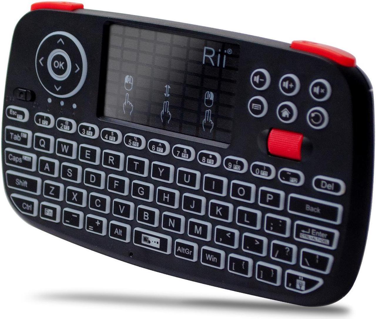 Main image of Rii i4 Mini Bluetooth Keyboard with Touchpad w/2.4GHz USB Dongle