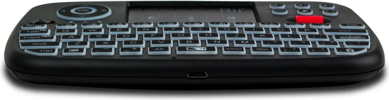 Alt view image 5 of 7 - Rii i4 Mini Bluetooth Keyboard with Touchpad w/2.4GHz USB Dongle