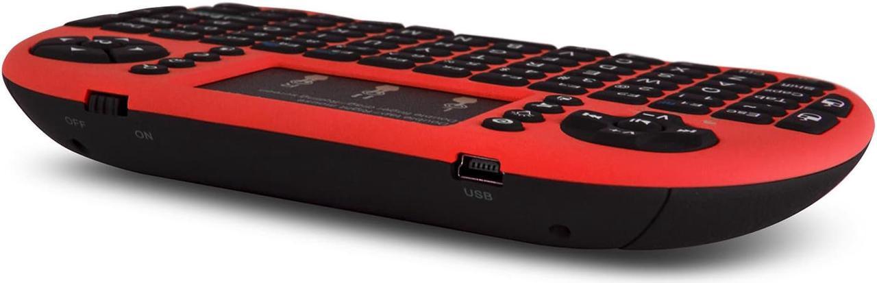 Alt view image 3 of 5 - Rii i8+ Mini Wireless Keyboard for PS4 Xbox 360 Kodi Raspberry PI Android TV Box - Red
