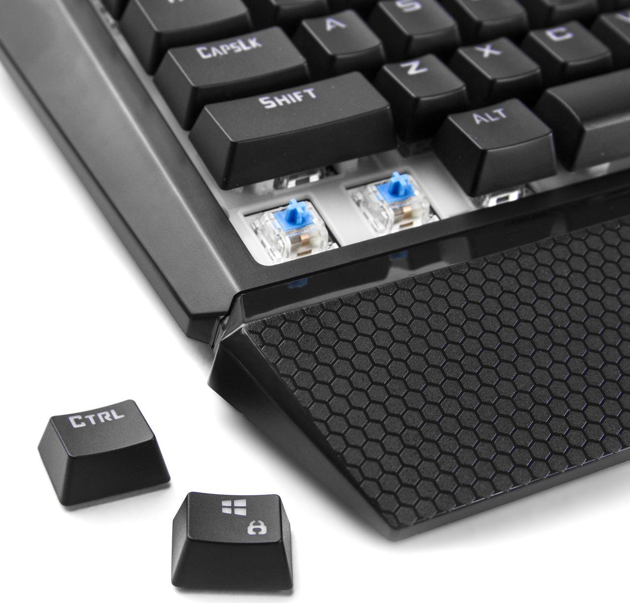 Alt view image 3 of 5 - AULA Sapphire Mechanical Keyboard with Blue Switches, Anti-ghosting Keys-Ergonomic Keyboard Gaming Keyboard and Computer Keyboard