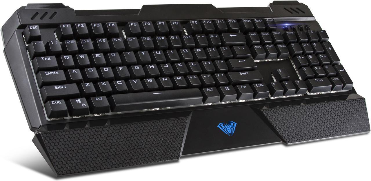 Alt view image 2 of 5 - AULA Sapphire Mechanical Keyboard with Blue Switches, Anti-ghosting Keys-Ergonomic Keyboard Gaming Keyboard and Computer Keyboard