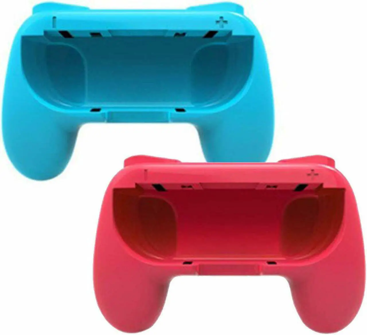 Alt view image 7 of 7 - Beastron Joy-Con Grips Compatible w/Nintendo Switch, 4-Pack (2Black, Red & Blue)