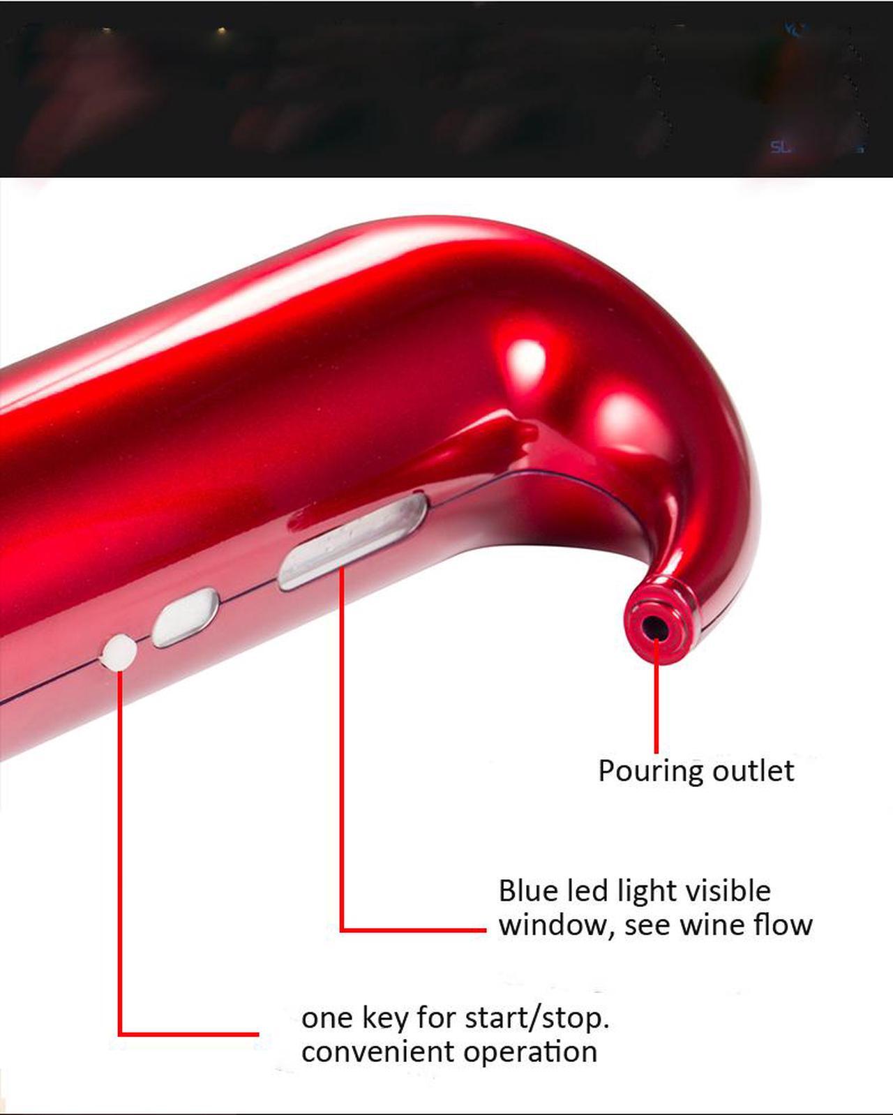 Alt view image 4 of 7 - Multiple-smart electric wine aerator & dispenser