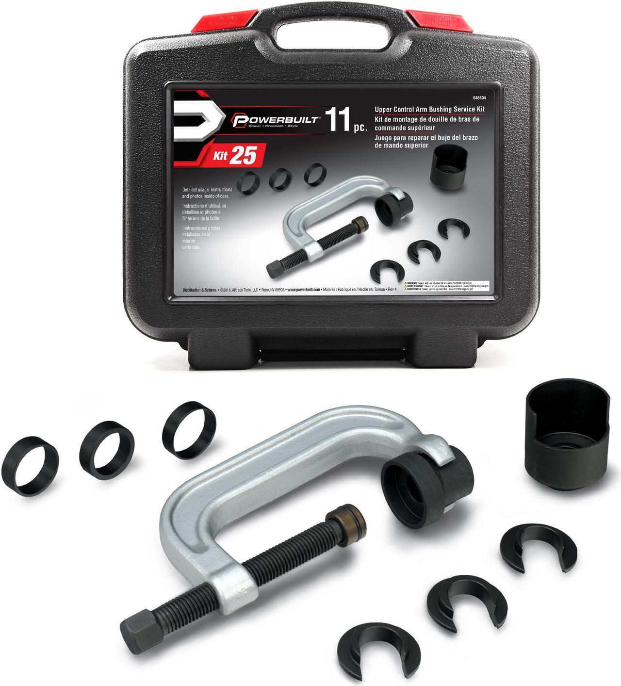 Alt view image 3 of 8 - Powerbuilt Upper Control Arm Bushing Tool for Ford, GM, Chrysler - 648604