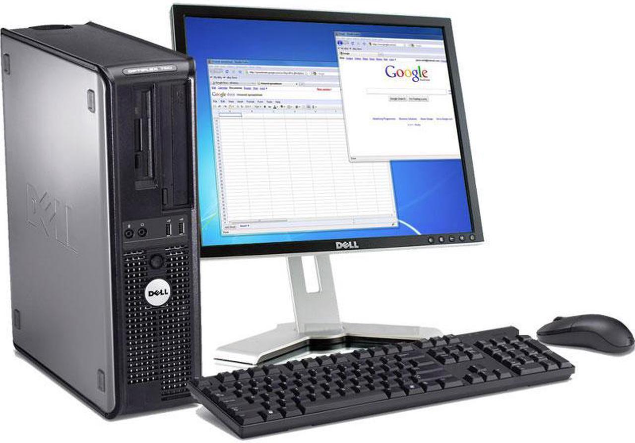 Dell Optiplex 760 Intel Core 2 Duo 2600 MHz 1 Terabyte HDD 8192mb DVD ROM Windows 7 Professional 64 Bit + 19" LCD Desktop Computer