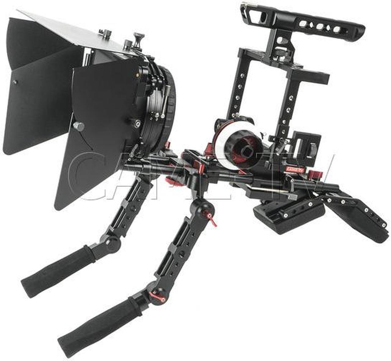 Main image of CAME-TV DSLR Cage W/ Hand Grip For GH4 & SONY A7s & 5D Mark III