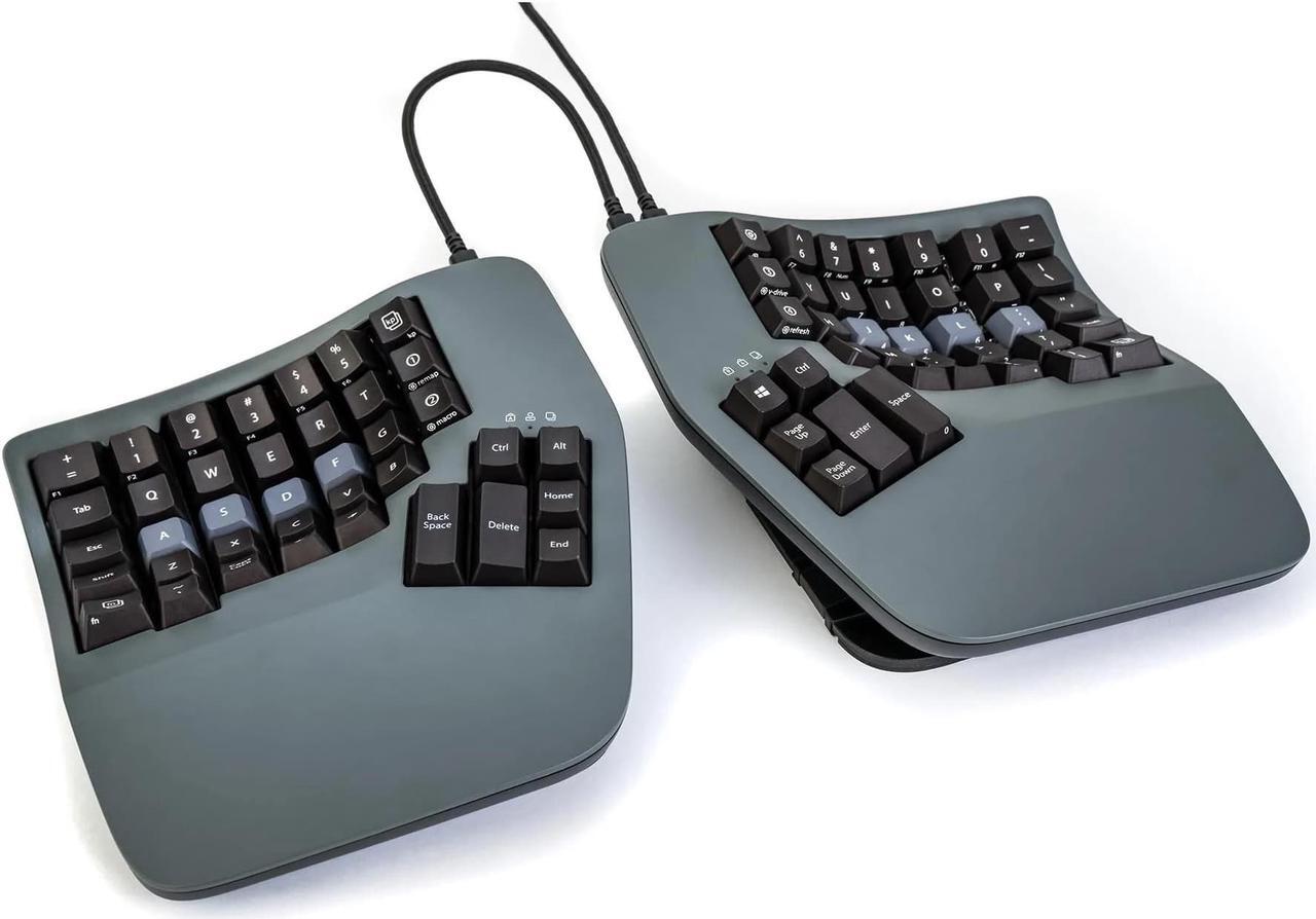 Alt view image 2 of 5 - Kinesis Advantage360 Split Ergonomic Keyboard Professional Wireless or Wired, KB360-PRO-GBR or KB360-GBR