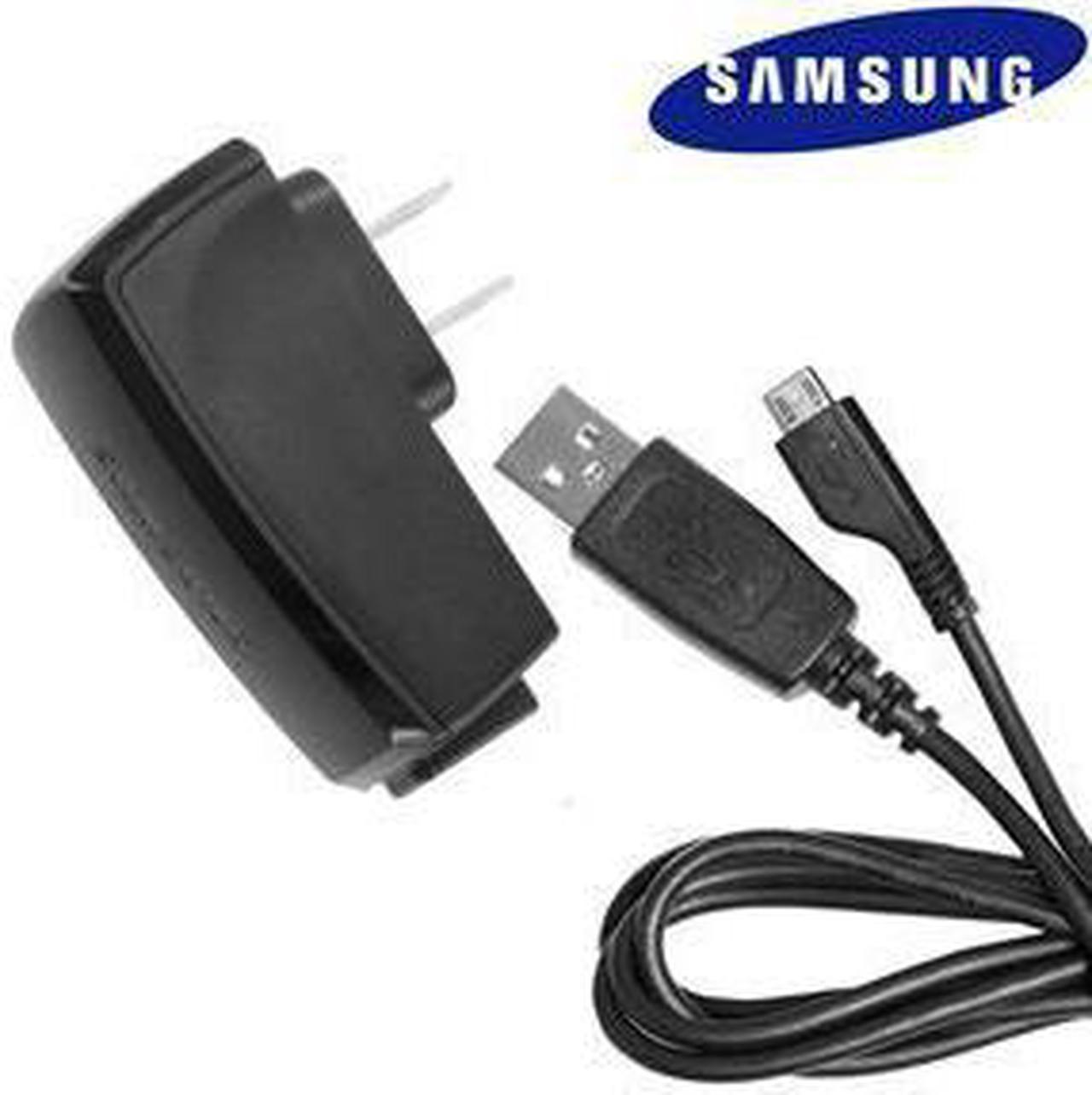 OEM Samsung Micro USB Travel Charger w/Detachable USB Cable (ETA0U20JBE & ECCIDU2BBE)