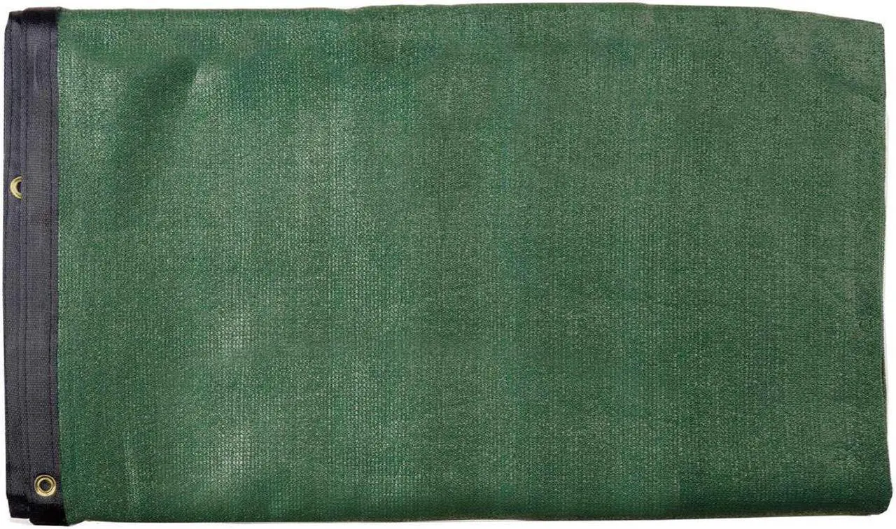Alt view image 6 of 6 - 6' x 50' Fence Windscreen Privacy Screen Shade Cover Fabric Mesh Tarp, Green