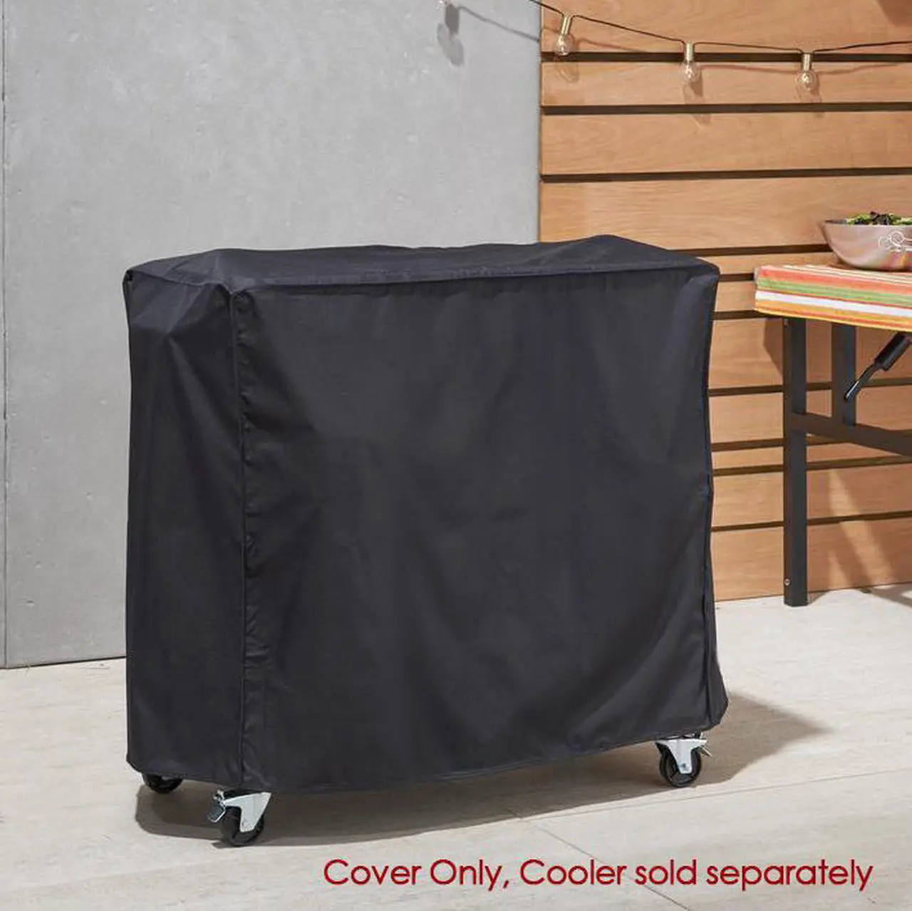 Alt view image 2 of 6 - Clevr Cooler Cart Cover, Fits Most 80 Quart Rolling Ice Chest Water Resistant
