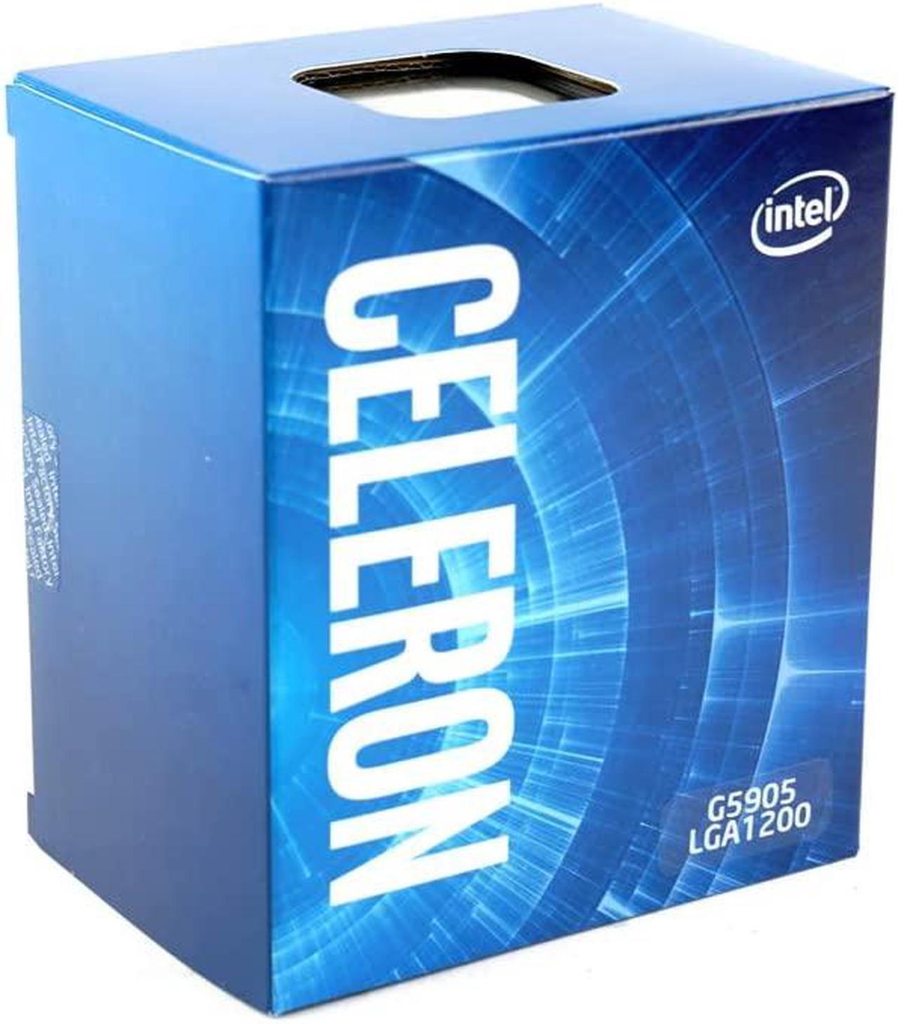 Intel Celeron G5905 - Celeron Comet Lake Dual-Core 3.5 GHz LGA 1200 58W Intel UHD Graphics 610 Desktop Processor - BX80701G5905