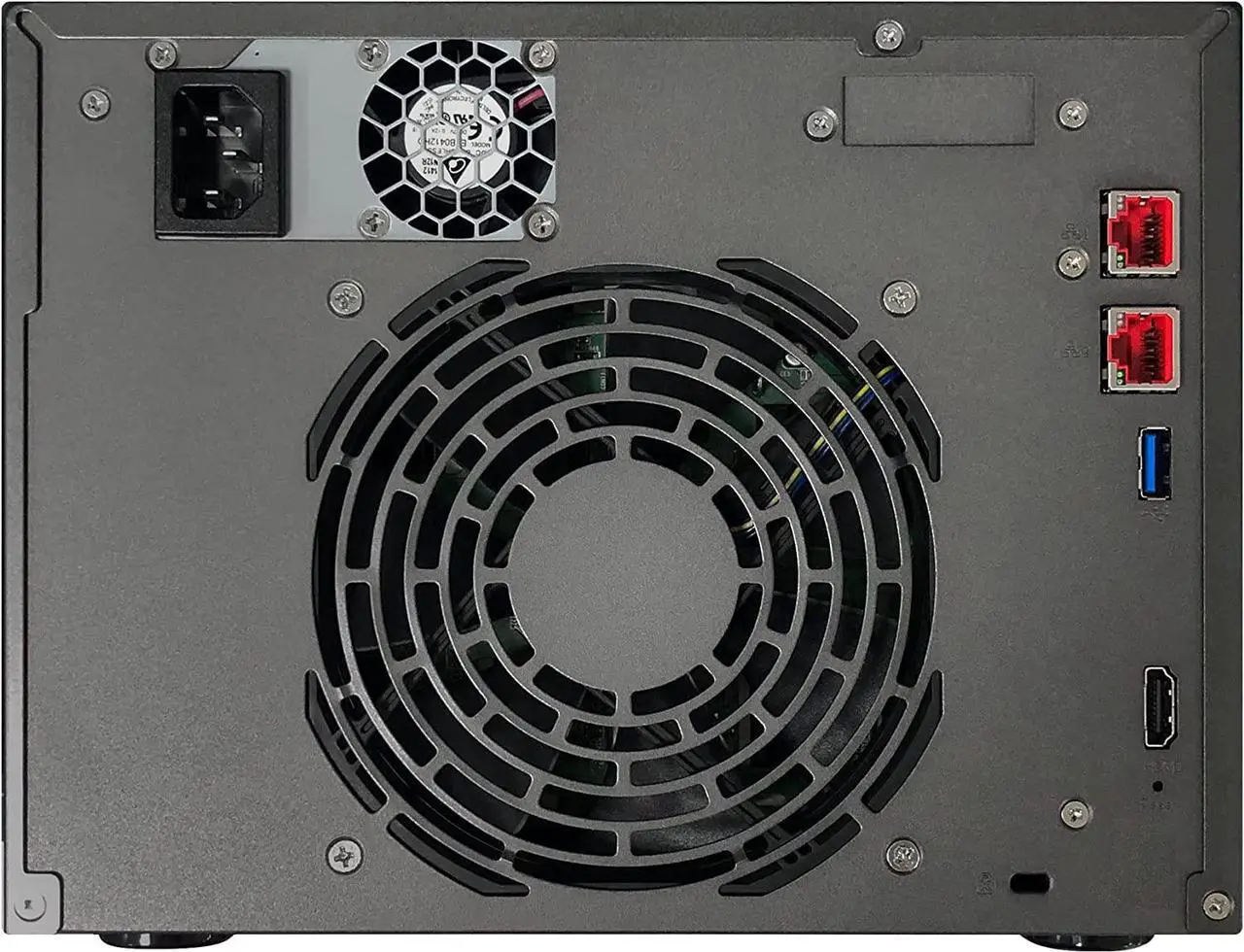 Alt view image 5 of 14 - Asustor Lockerstor 6 Gen 2 AS6706T 6 Bay NAS, Quad-Core 2.0GHz, Dual 2.5GbE Ports, 8GB RAM DDR4, Four M.2 SSD Slots (Diskless)