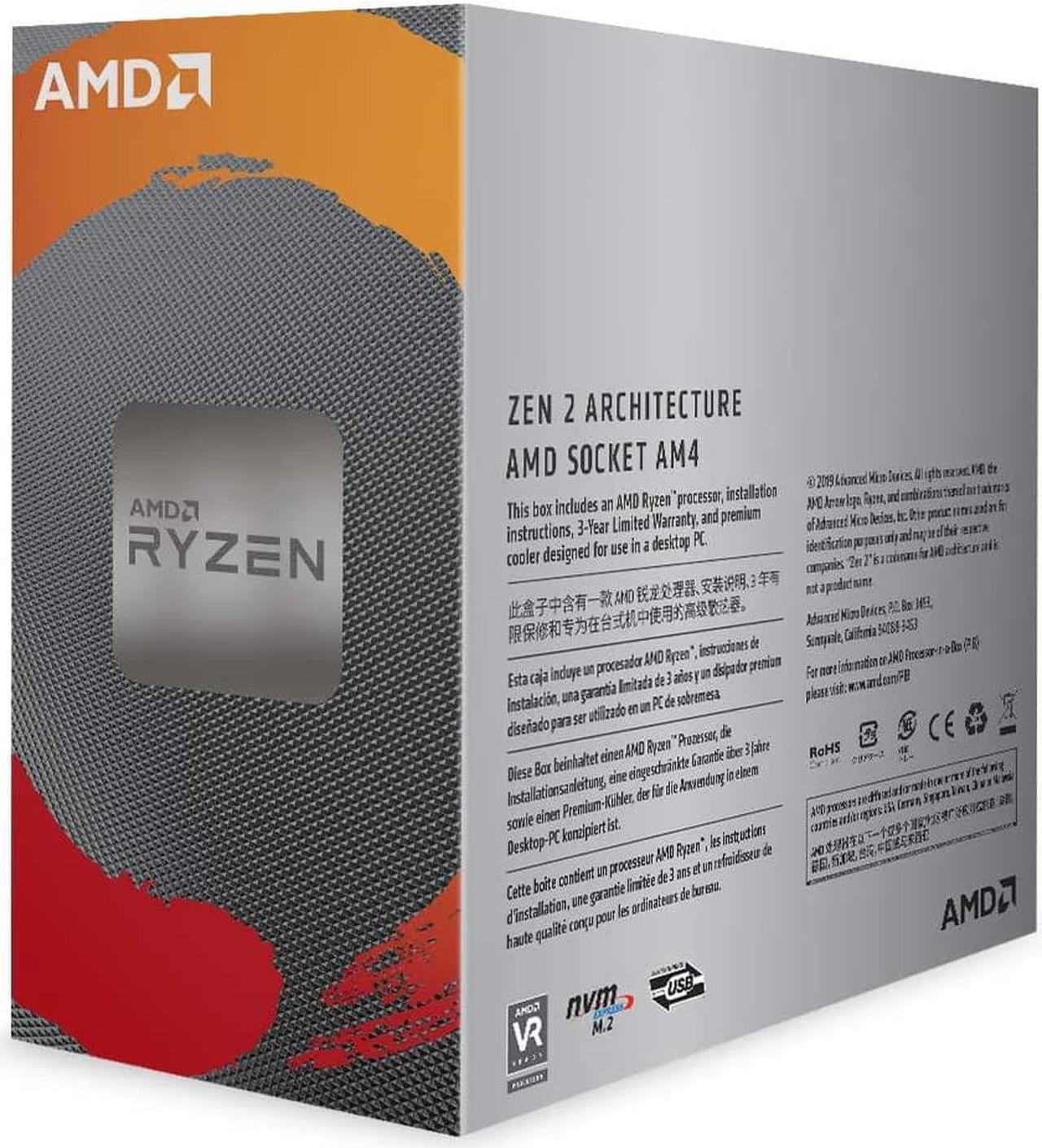 Alt view image 3 of 9 - AMD 100 100000031SBX Ryzen 5 3600