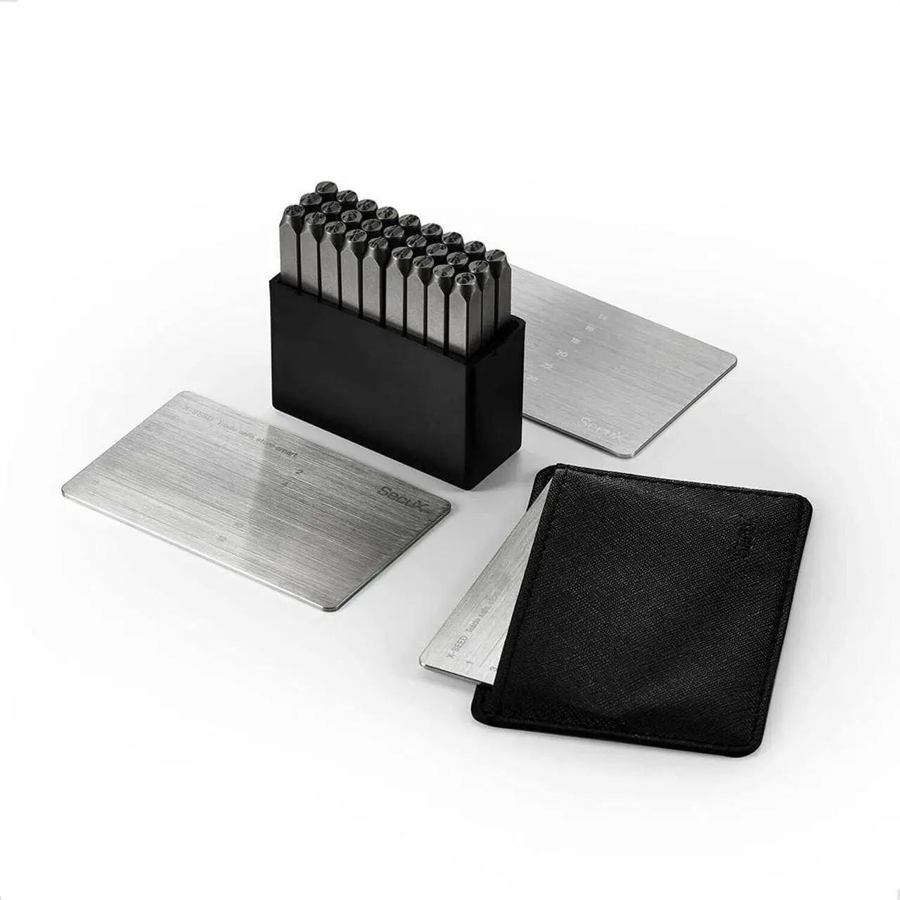 Alt view image 3 of 4 - SecuX V20 Most Secure Crypto Hardware Wallet Bluetooth w/ XSEED Crypto Storage Steel Plate Set and Micro Cleaning Cloth