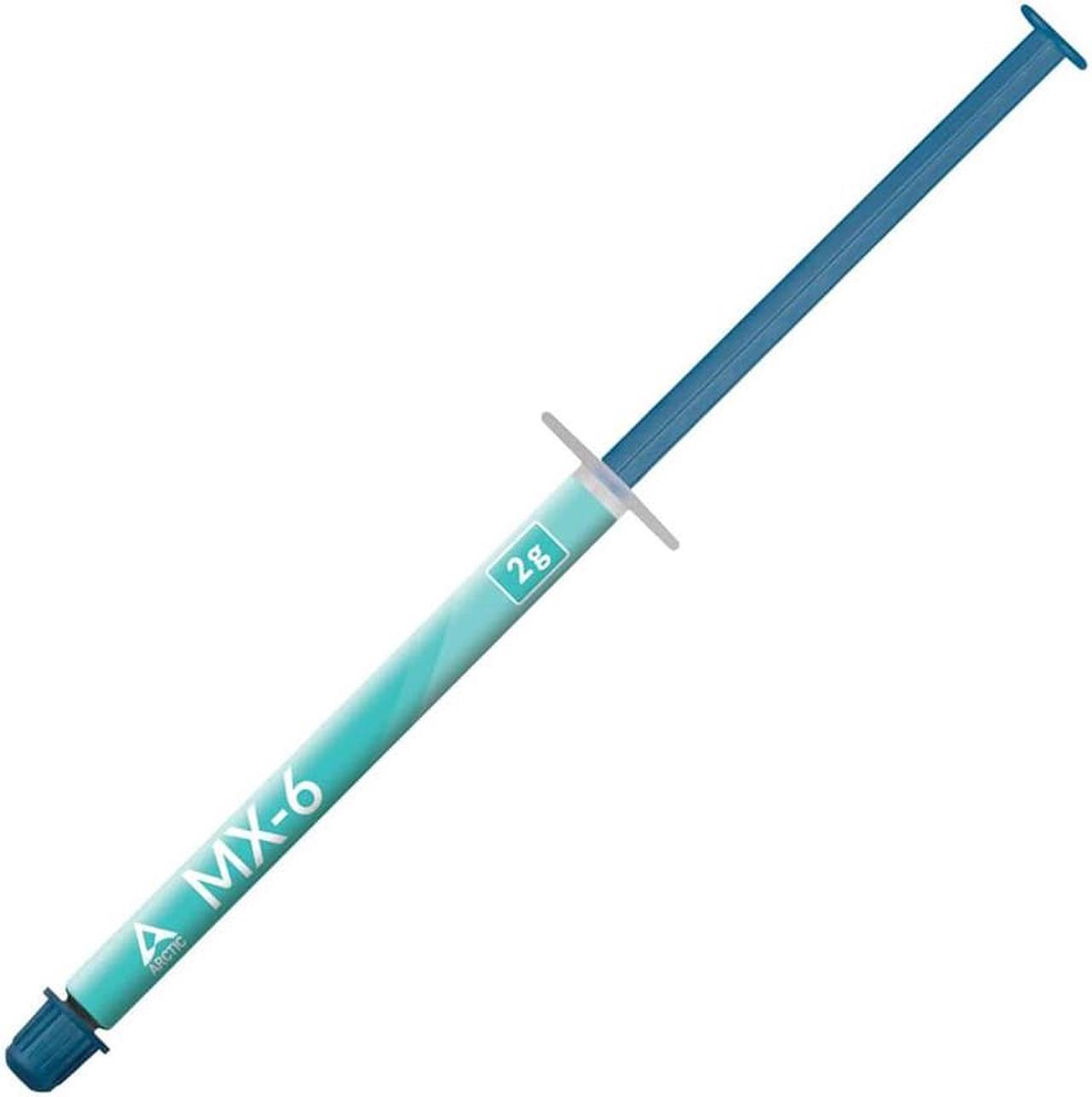 Arctic ACTCP00079A MX-6 (2 g) Thermal Compound Paste for CPU, Consoles, Graphics Cards, laptops, Very high Thermal Conductivity, Long Durability