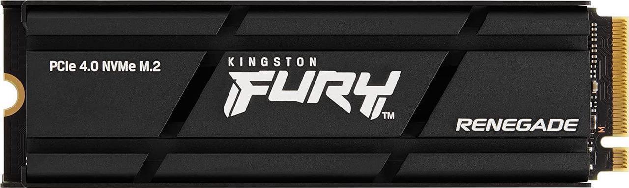 Kingston SFYRDK/2000G Fury Renegade 2TB PCIe Gen 4 NVMe M.2 Internal Gaming SSD with Heat Sink|PS5 Ready|Up to 7300MB/s