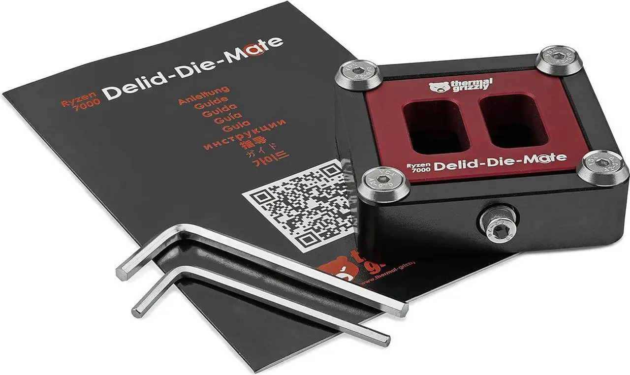 Alt view image 5 of 13 - Thermal Grizzly TG-DDM-R7000-R Ryzen 7000 Delid-Die-Mate CPU Delid Tool for RYZEN 7000 Series