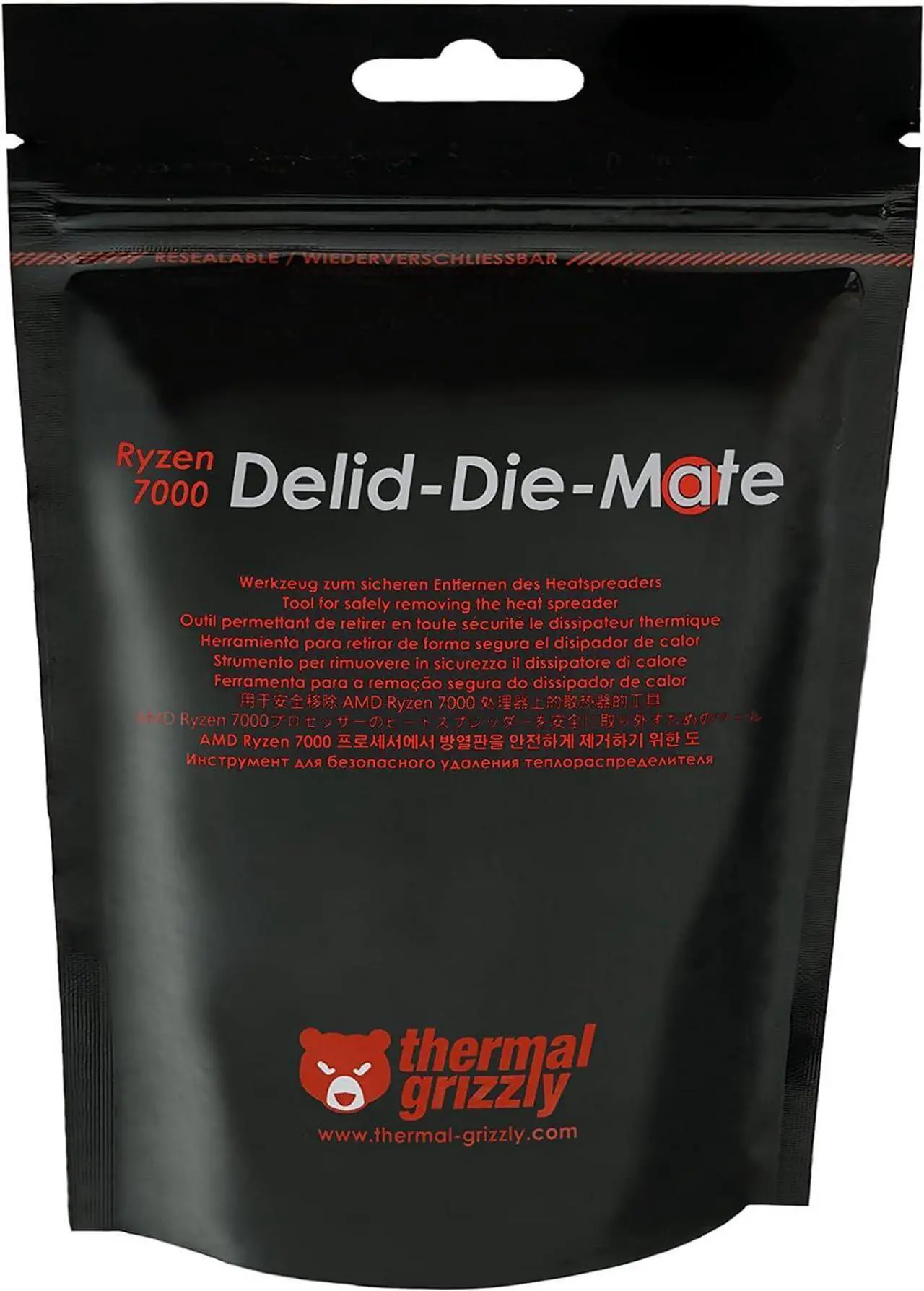 Alt view image 7 of 13 - Thermal Grizzly TG-DDM-R7000-R Ryzen 7000 Delid-Die-Mate CPU Delid Tool for RYZEN 7000 Series