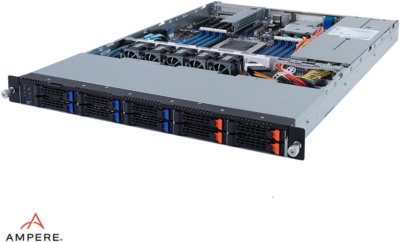 Falker R152 Gigabyte R152-P31 1U AI Inference Server - Ampere Altra Max, 128GB M.2 ...