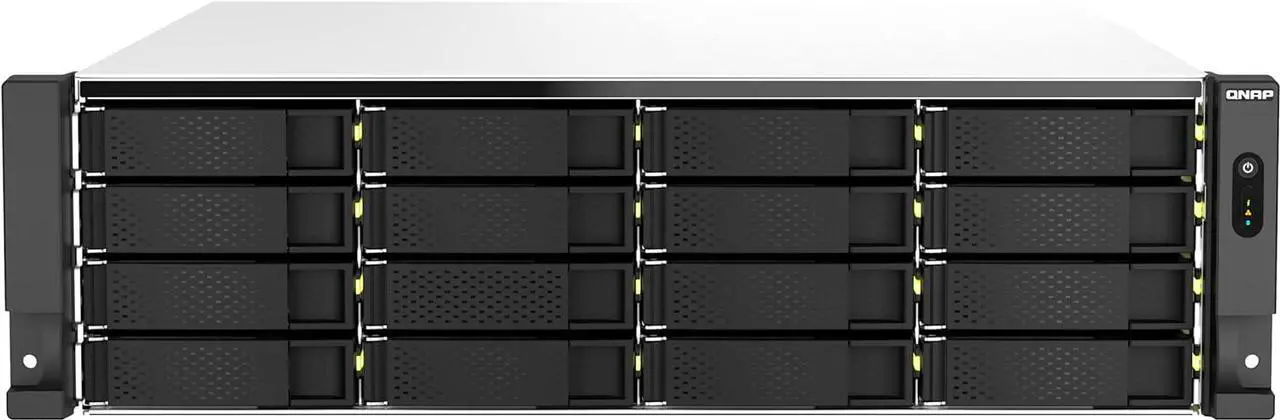 Main image of QNAP TS-H2287XU-RP-E2336-32G-US 22-Bay 3U rackmount NAS, Intel Xeon E-2336 ,32 GB ECC DDR4, USB 3.2 Gen2,550W redundant